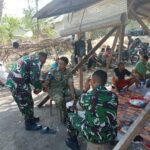 Sukseskan TMMD ke-130, Tim Medis Kodim 1620/Loteng Siaga Tanpa Kenal Waktu