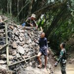 Buka Akses Antarwilayah, Satgas TMMD ke-130 Percepat Pembangunan Jembatan dan Jalan Desa